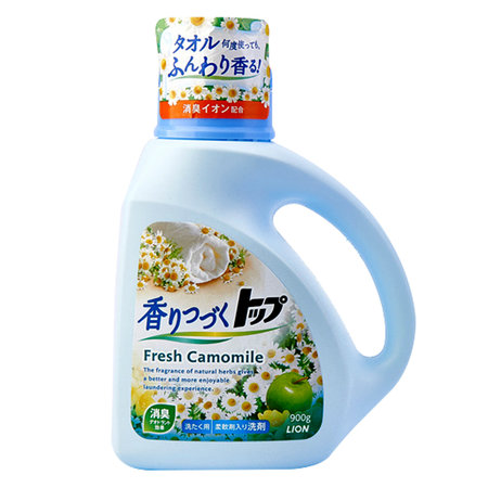 日本狮王(lion)持久香氛柔顺洗衣液(洋甘菊香型)900g