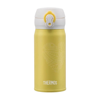 日本膳魔师 Thermos 高真空不锈钢保温杯保冷杯jnl 353 黄色350ml